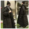 Winter Koreanischen Stil Frauen Lange Warme Parkas Mantel Frauen Neue Baumwolle Mit Kapuze Dicke Parkas Mäntel Einfarbig Dicke Frauen Kleidung 210421