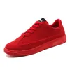 2021 Aankomst Heren Running Schoenen Casual Mannen Ademend Rood Zwart Grijs Canvas Mode Outdoor Walking Jogging Maat 39-44