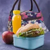 Förvaringspåsar Isolerad Lunchväska Bärbar Stor Läckagesäker Termisk Picnic Fashion Tote För Män Kvinnor Kids Resor Lunchbox 2022