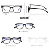 JM Hommes Femmes Carré Bleu Lumière Blocage Lunettes de Lecture Vintage Loupe Dioptrie Presbyte