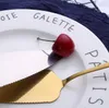 2021 acier inoxydable gâteau serveur Pizza pelle couteau outils de cuisson gâteaux d'anniversaire pelles cutter maison cuisine outil