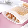 Food Storage Zipper Bags Smell Proof Reusable Mason Jar Lock Stand Up Bag Bottle Shape Plastic Grade Bags Gifts