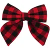 Baby Kerst Haaraccessoire Plaid Boog Clip Voor Meisje Prinses Haarspeldjes Haarband Strik Boutique Ins4344808