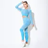 Womens Tracksuits, costumes de sport Pantalons Designer Yoga Vêtements costume Sportwear Fitness 2pcs Soutien-gorge Leggings Tenues danseuse Yogaworld Elastic Tracksuit Femmes Fashion Fit