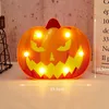 Nueva lámpara de Halloween, suministros de plástico para eventos y fiestas, luz nocturna de fantasma y murciélago de calabaza para decoración de hogar, Bar y comedor