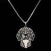 Pendentif Colliers En Gros 2021 Usine D'approvisionnement Femmes Argent Plaqué Amoureux Des Animaux Beagle Bijoux Chien En Forme De Goutte