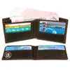 Brieftaschen Crazy Horse Echte Leder Herren Falten Brieftasche Kartenhalter Multi Pockets S Hallse männlich Simple Design1