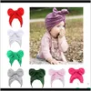 Casquettes Chapeaux Accessoires Bébé Enfants Maternité Drop Delivery 2021 Mode Arc Plissé Bébé Chapeau Ifmlo