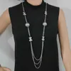 2021 Haute Qualité Mode Pendentif en métal Colliers à longue chaîne Collier Partie Neclace Neclace Bijoux