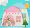 Tente pour enfants Play Little Flower House 420D Princess Castle Intérieur et extérieur