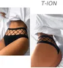 Nieuwe vrouwen ondergoed slipje sexy hoge elastische mesh thong slips hip taille grote maat ademend comfortabele mode lingerie