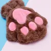 Kinder Flauschige Plüschhandschuhe Mode Mädchen Winter Fäustlinge Pfoten Handschuhe Bühne Perform Prop Nette Katze Klaue Handschuh Weihnachtsgeschenke LLF12207