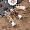 Acrylic Grinder Salt And Pepper Kitchen Spice Tools With Strong Adjustable Ceramic Accessories 210611