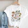 Женщины печатающие бабочка 90-х годов Сладкая любовь Kawaii Валентина мода одежда для печати Tee Top Tshirt Женская графическая футболка X0628