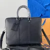 Luxurys Designer Taschen Aktentasche Männer Business Paket S Laptoptasche Leder Handtasche Messenger Hohe Kapazität Schulter Handba251Q