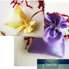 30 Pcs/Lot Silk Cloth Jewelry Pouches Wedding Candy Gift Bags Solid Color Pocket Packaging Party Satin Drawstring Storage Displa Factory price expert design Quality