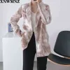 Womens Blazers Lente Herfst Single Breasted Tie-Dye Corduroy Pakjas Vrouwelijke Business Blazer Office Lady Outlebear 210510