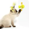 Giocattoli per gatti addestramento gioco interattivo all'aperto giocattoli per graffiare gatti Giocattolo a molla per gatti forniture per animali domestici 3 palline colorate