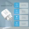 SMATRUL Tuya WiFi Smart Plug 16A 220V Adattatore Wireless Controllo vocale remoto Monitor di alimentazione Presa timer Kit domestico per Alexa 210724