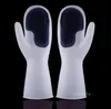Rubberen vaathandschoenen met borstel waterdicht voor wasreiniging handschoen Duurzaam schoon gereedschap keukenaccessoires T2i53322