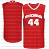 Custom Wisconsin Badgers College Basketball Jerseys 23 King 32 Joe Hedstrom 2 Aleem Ford 1 Brevin Pritzl 3 Walt McGrory