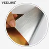 Silver Stainless Steel Self adhesive Wallpapers for Kitchen Appliance Peel and Stick Shelf Liner Waterproof Contact Paper 2107225935738