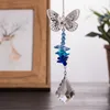 Objets décoratifs Figurines 1pc coloré cristal ange décoration pendentif maison jardin cour voiture décor Chakra verre perle fenêtre