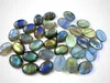 Labradorite naturelle Cabochon pierre précieuse cabine 13x18mm 12x16mm ovale 3 pièces/lot bijoux à bricoler soi-même accessoires véritable pierre H1015