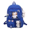 Bolsas ao ar livre Kawaii Backpack Japanese Crianças Escola Meninas Meninas Meninas Bolsa Multi-Pocket Acessórios para Adolescentes