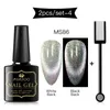 Nail Art Kits MSRUIOO 9D Cat Eye Gel Set Silver Magnet Corlorful Soak Off UV Design Hybrid 8ML2836431