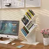 3 lagen Boomvormige boekenplank Nursery Simple Shelf Student Desktop Boeken en Sundries Sorteren Opslag Estante Room Organiseren 211102