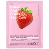 SADOER Mascarilla facial de planta de fruta natural Hidratante Control de aceite Pepino Granada Hoja de aloe Mascarilla facial