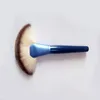 Pro forma de composição de forma de ventilador único 1 pcs pó escova setor em forma de blush escova macio touch pincel maquiagem