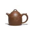 Qualité Grande capacité 420 ml Yixing théière théière en argile violette Bouilloire faite à la main Minerai brut Teaware Cérémonie du thé chinois fournitures 210724
