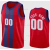 Gedrukt Custom DIY Design Basketbal Jerseys Customization Team Uniformen Print Personalized Letters Naam en nummer Mens Dames Kinderen Jeugd Detroit001