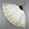 Skirts Kids Girls Lace Children's Skirt Baby Fashion Tutu Princess White Performance Puff Flower