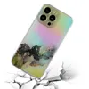 Bling Laser Colorful Marble Soft TPU Phone Cases For Iphone 14 13 Pro Max 12 Mini 11 XR XS X 8 7 SE2 Natural Granite Rock Stone Fine hole Women Girl Lady Fashion Back Cover