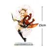 Anime Genshin Impact Cosplay Plaque Debout Yoimiya Kazuha SAYU Kamisato Ayaka Acrylique Figure Modèle Bureau Décor Cadeaux 15 Style G1019