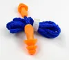 Authentieke Soft Silicone Corded Oor Plugs met touw Ruisreductie Kerstboom Oordopjes Beschermende oorbeschermers SL15