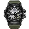 Sport Men039S armbandsur LED Digital Clock Waterproof Dual Time Wristwatch Military Watch 1617 Mens Watches Orologi Da Uomo9527463