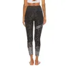 Women's Leggings Sequin Printing Fitness Women Solid Color Fashion Jeggings Polyester Push Up High Waist