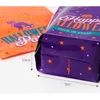 Gift Wrap 50 stks / tas Trick or Treat Halloween Cartoon Cookie Bag Snoepzakken Voedsel Vlakke Pocket W-00982