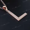 HBP fashion luxury Korean version simple micro inlaid zircon L letter necklace series net red versatile women039s love clavicle6437067