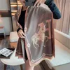 New H cashmere scarf women's winter warm long thickened carriage Scarf Shawl