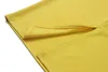 黄色の女性のドレスボディコンスリムエレガントなオフィスレディースワークウェア半袖Oネックタイト弾性大型アフリカのファッション210416