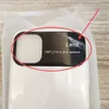 Custodie per telefoni cellulari per iPhone 11 12 13Pro Max Apple 7 8 Plus XR XS Copertura per telefono Specchio di vetro Spazi vuoti Custodia protettiva Coque Anti-caduta