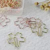 Hollow Out Paper Clip Filing Forme Fleur Signet Signet Clips DIY Compte de la main Accessoires-cadeaux Accessoires d'école Signettes Fournitures de classement BH5530 WLY