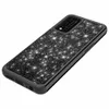 Glitter Sparkle Bling Parlak 2in 1 Şok Emilimi Sert PC + Yumuşak TPU Koruyucu Kılıf T-Mobile Revvl V + 5G