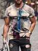 Männer Vintage Kurzarm T Shirts 2021 Sommer Neue Mode Harajuku Kreuz Gedruckt O Kragen T-shirts Für Männer Koszulka