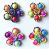 Fidget Toys Sensory Color Color Drukowanie Plum Pięć Palce Gyro Push Anti Stres Edukacyjne Dzieci i Dorośli Decompression Toy Surprise Hurt